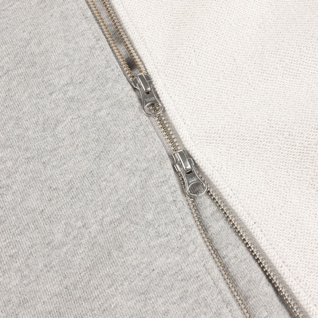 Dime MTL | Reverse French Terry Zip Hoodie – Grey - Gallery Streetwear