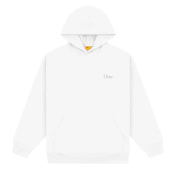 Dime MTL Small Logo Hoodie - White - Gallery Streetwear