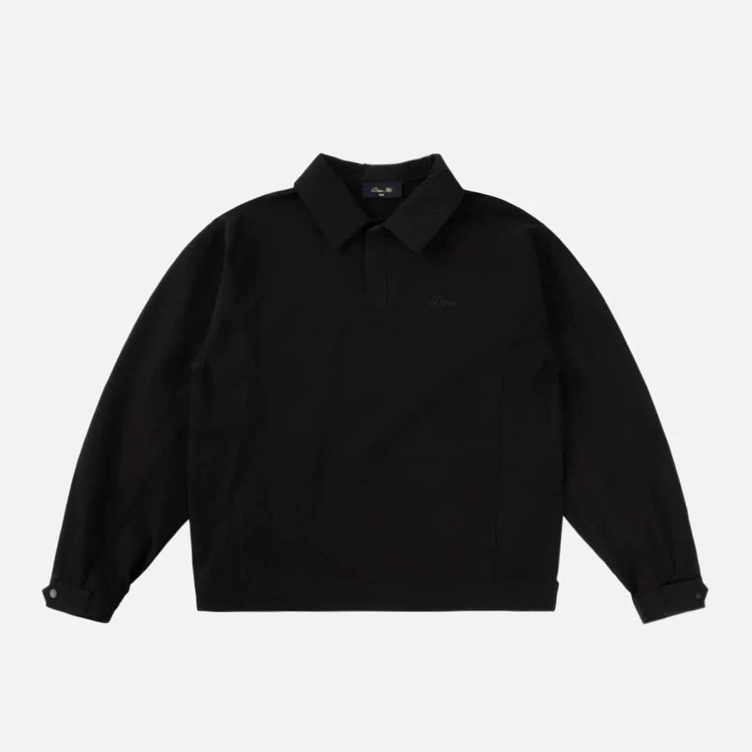 Dime MTL Tech Rugby Shirt - Black - Gallery Streetwear