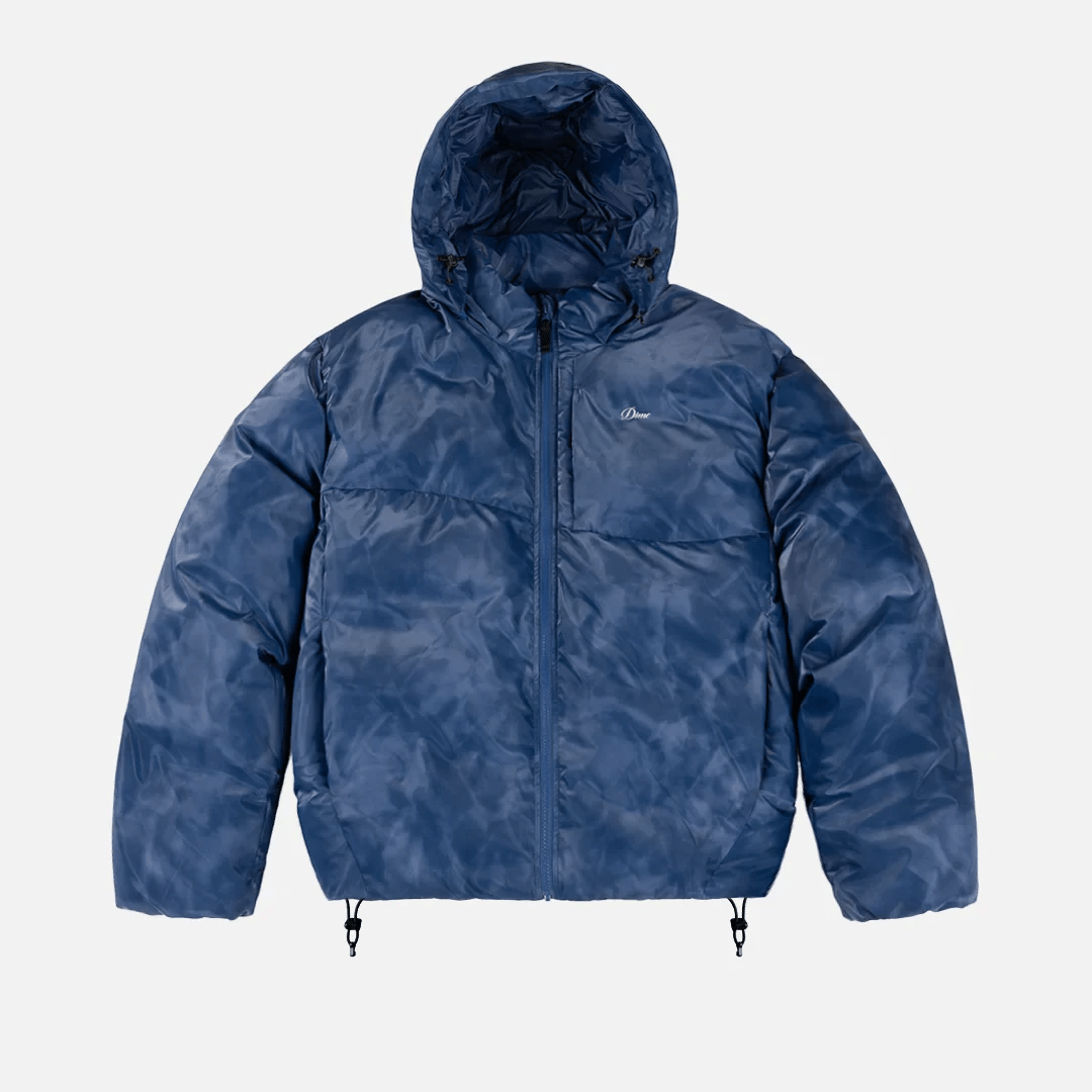 Dime MTL Wavy Puffer – Smoke Blue - Gallery Streetwear