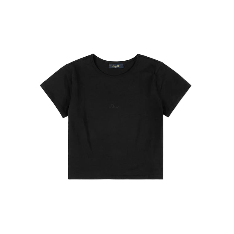 Dime MTL Women's Cursive T-shirt – Black - Gallery Streetwear