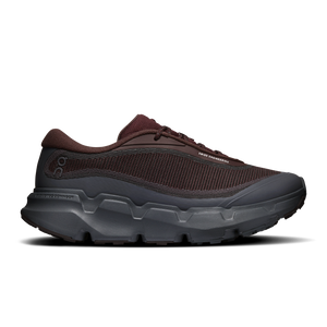 On Cloudsoma Hike women's hiking shoe in Ox and Eclipse brown, lateral view