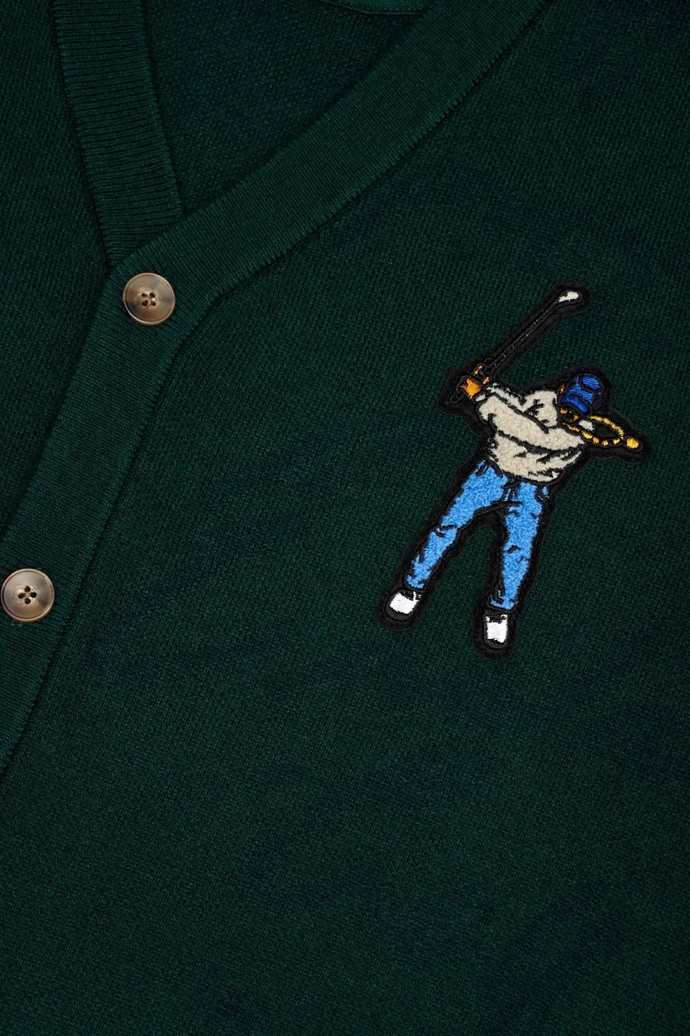 Eastside Golf Signature Cardigan Sweater - Green - Gallery Streetwear