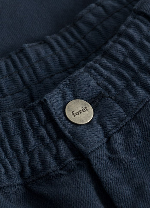 FORET CLAY SHORTS NAVY - Gallery Streetwear