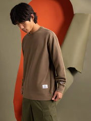 Alpha Industries | Essential Crewneck Brown