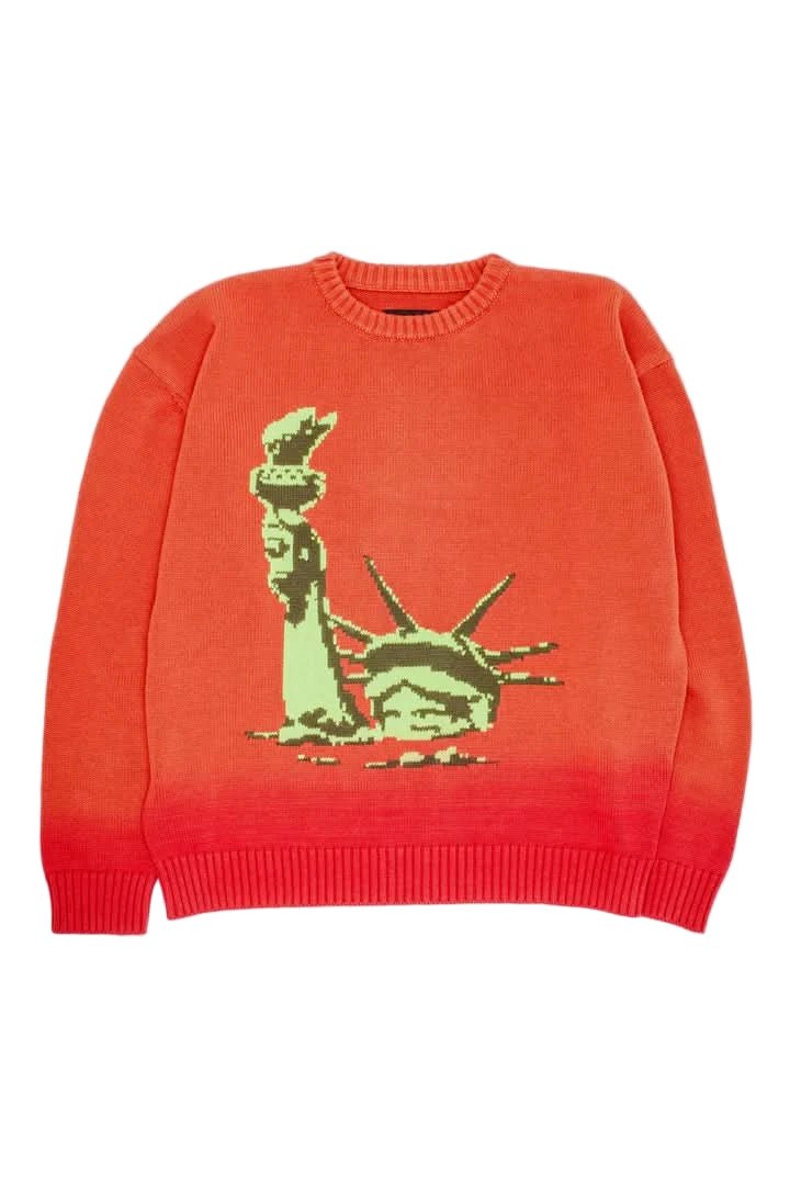 FA Liberty Sweater – Rust Orange - Gallery Streetwear