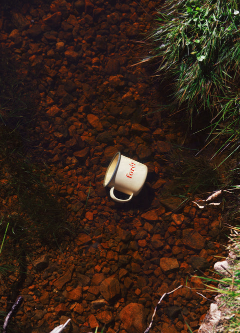 FORET BEAN ENAMEL MUG CLOUD - Gallery Streetwear