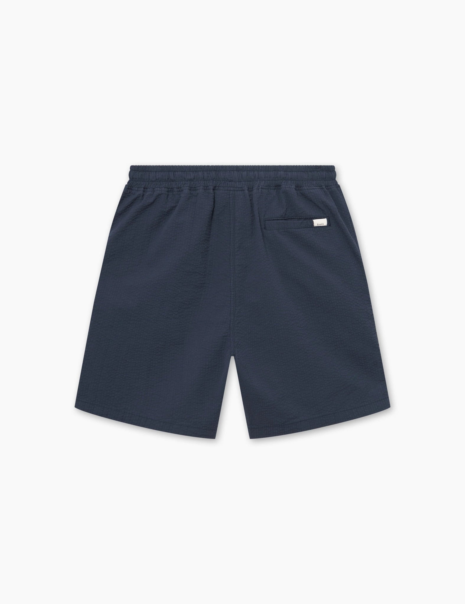 Foret | Hush Seersucker Short Navy - Gallery Streetwear