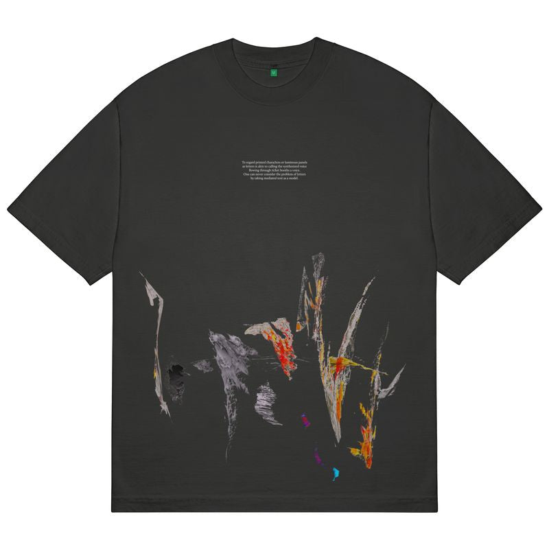 b.Eautiful x Heijiro Yagi untitled.2668 T-shirt – Noir Vintage