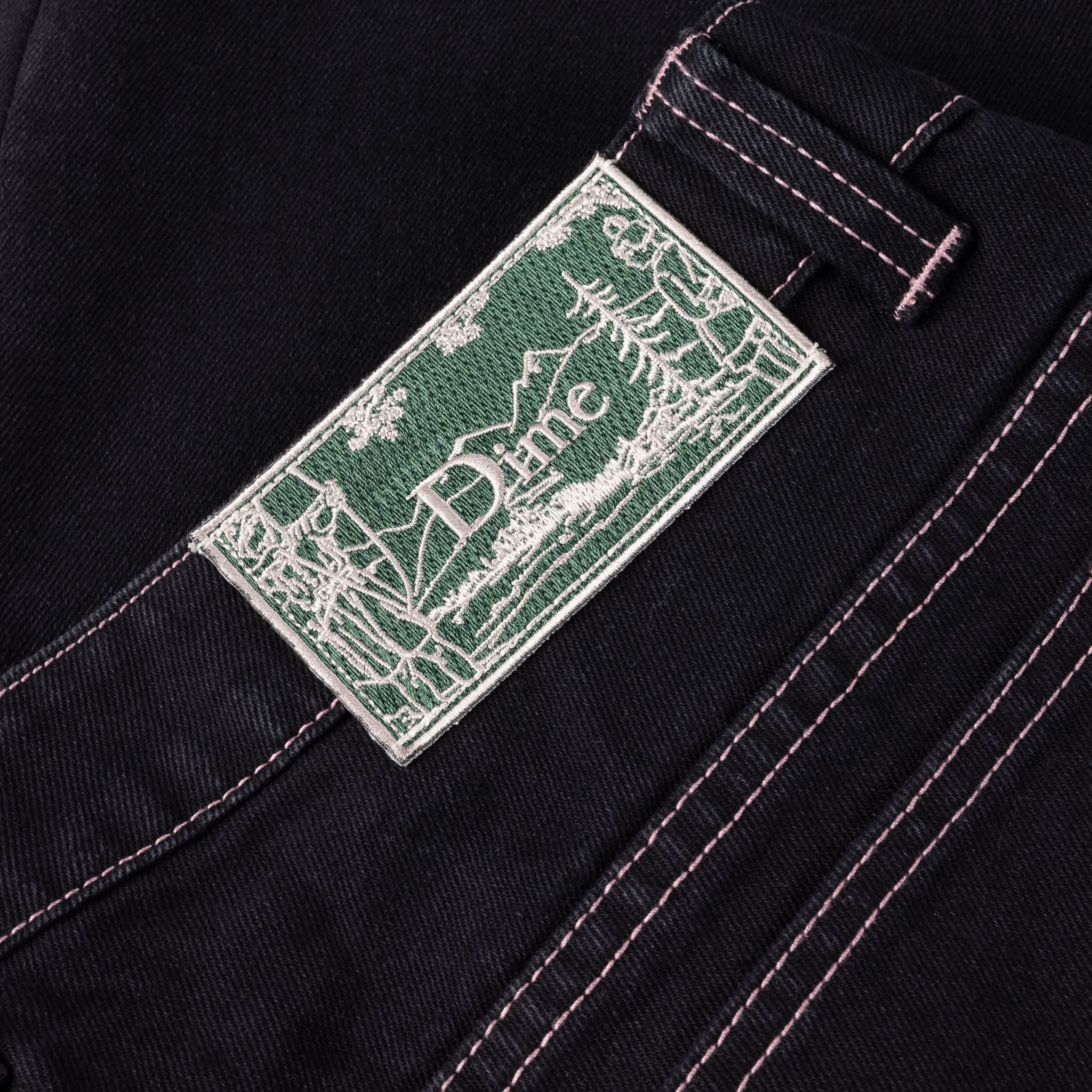 Dime MTL | Relaxed Denim Black Contrast