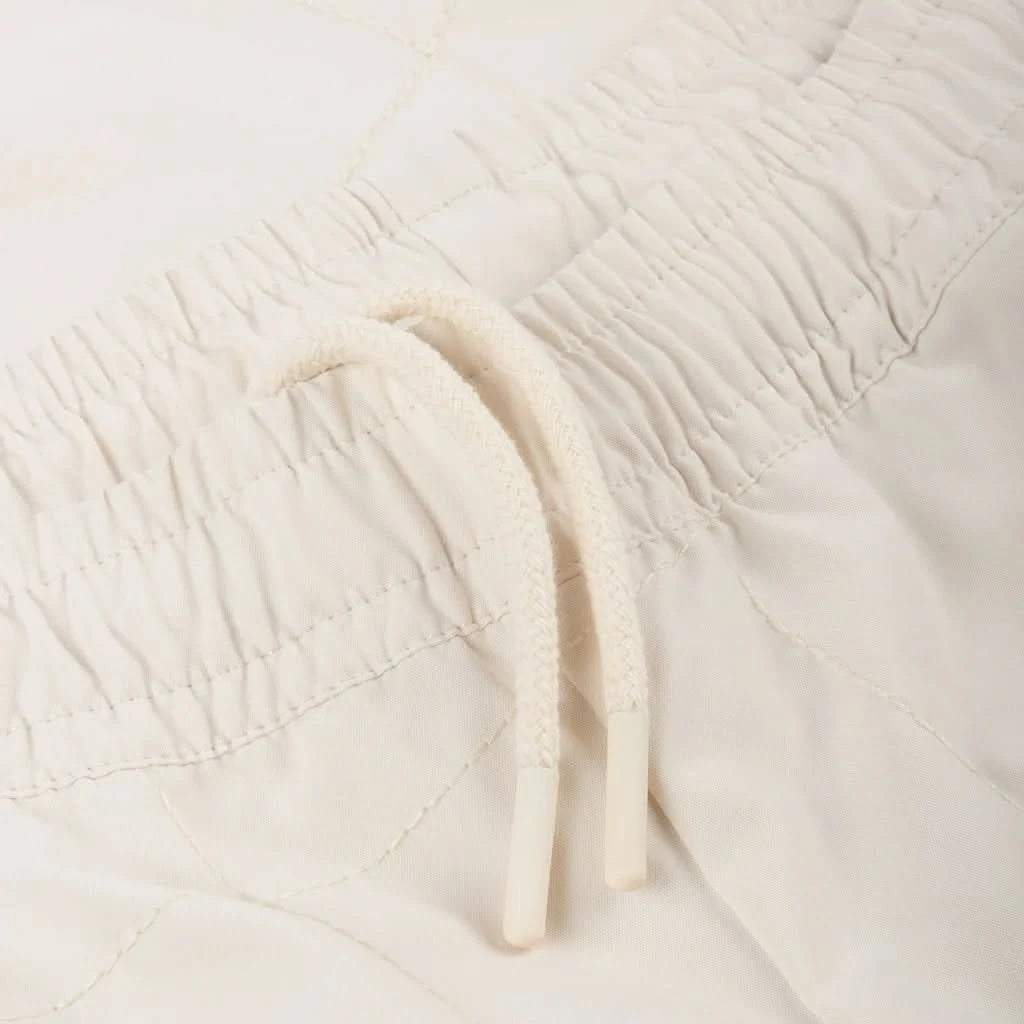 Dime MTL | Wave Quilted Shorts Light Grey