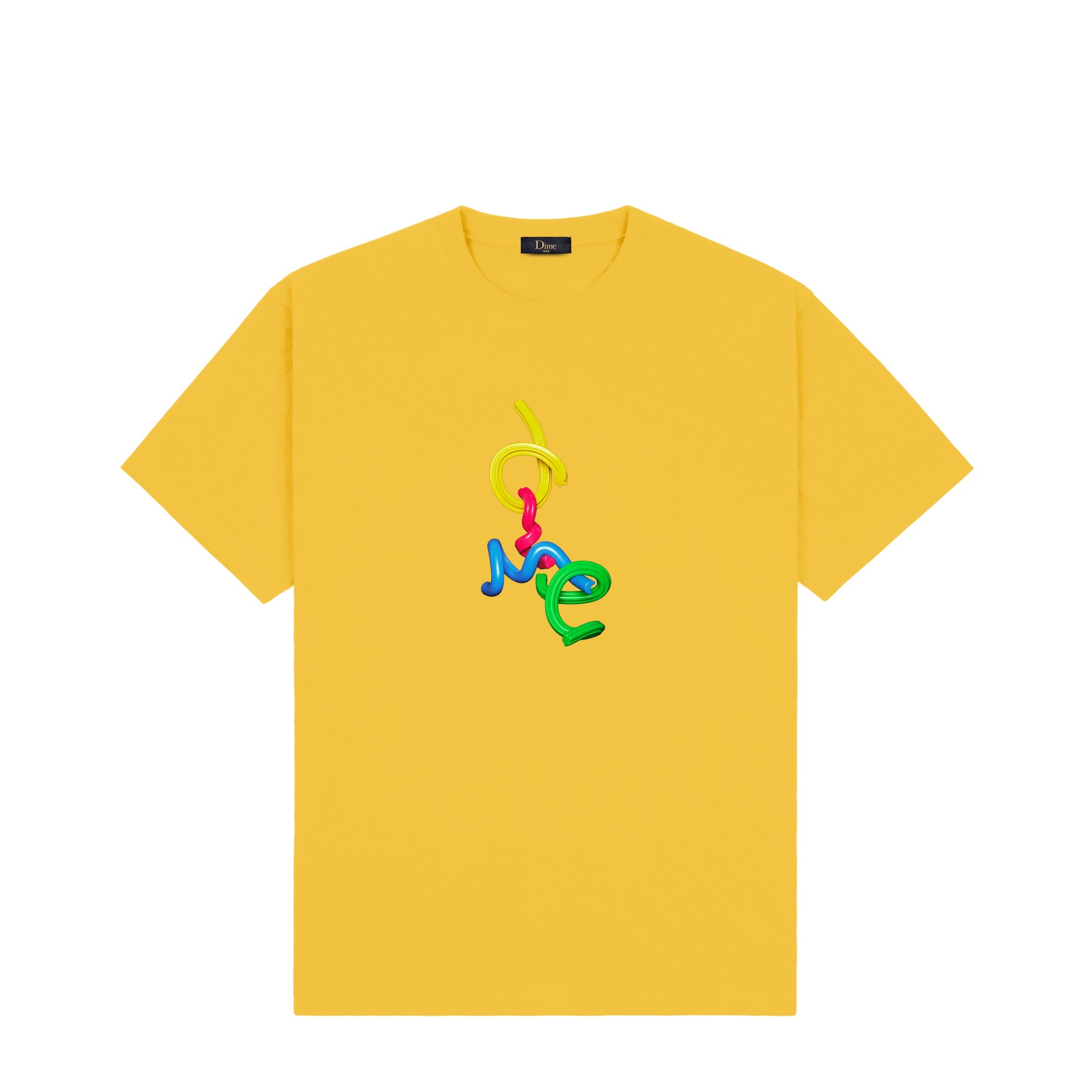 Dime MTL | Play Tee Gold Yellow