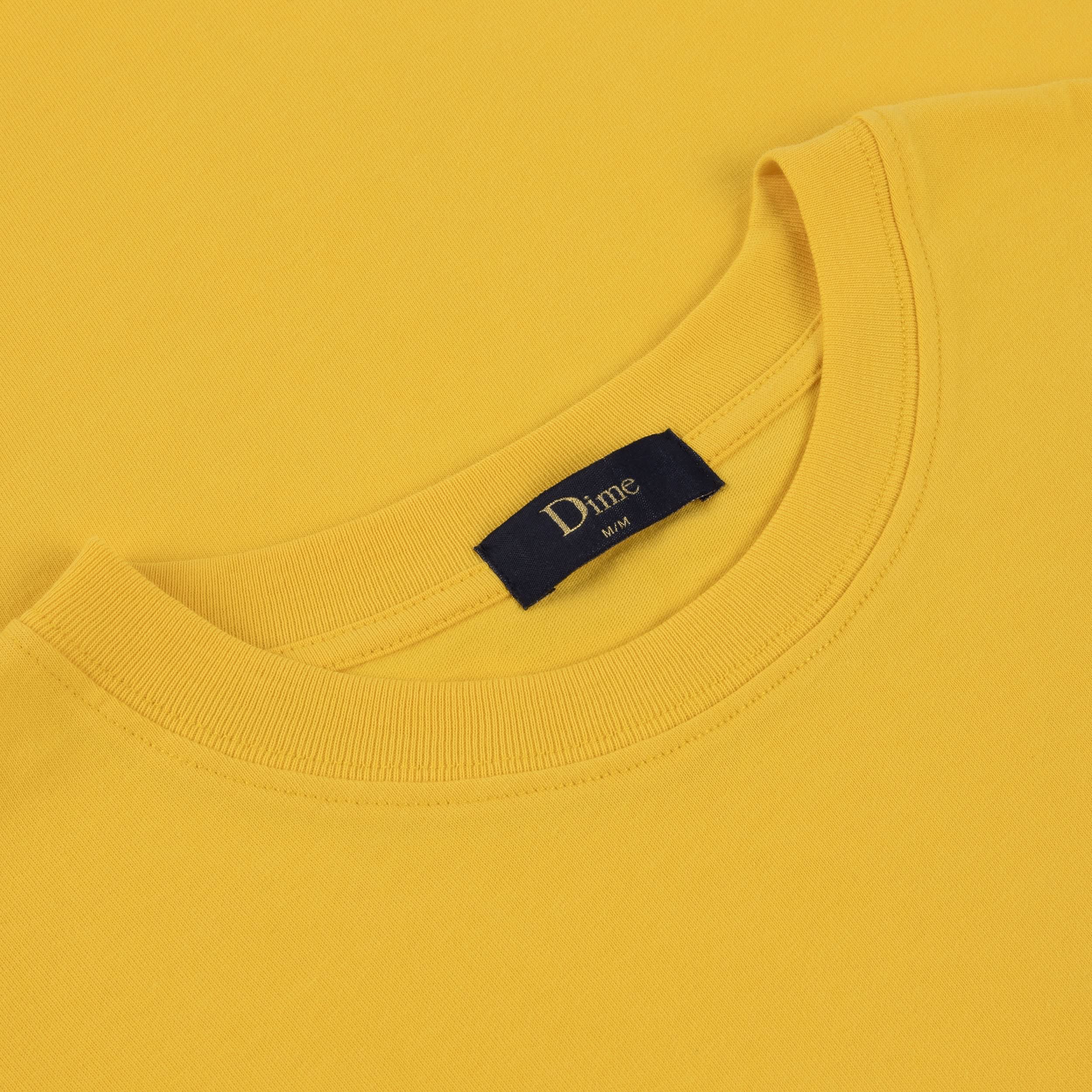 Dime MTL | Play Tee Gold Yellow