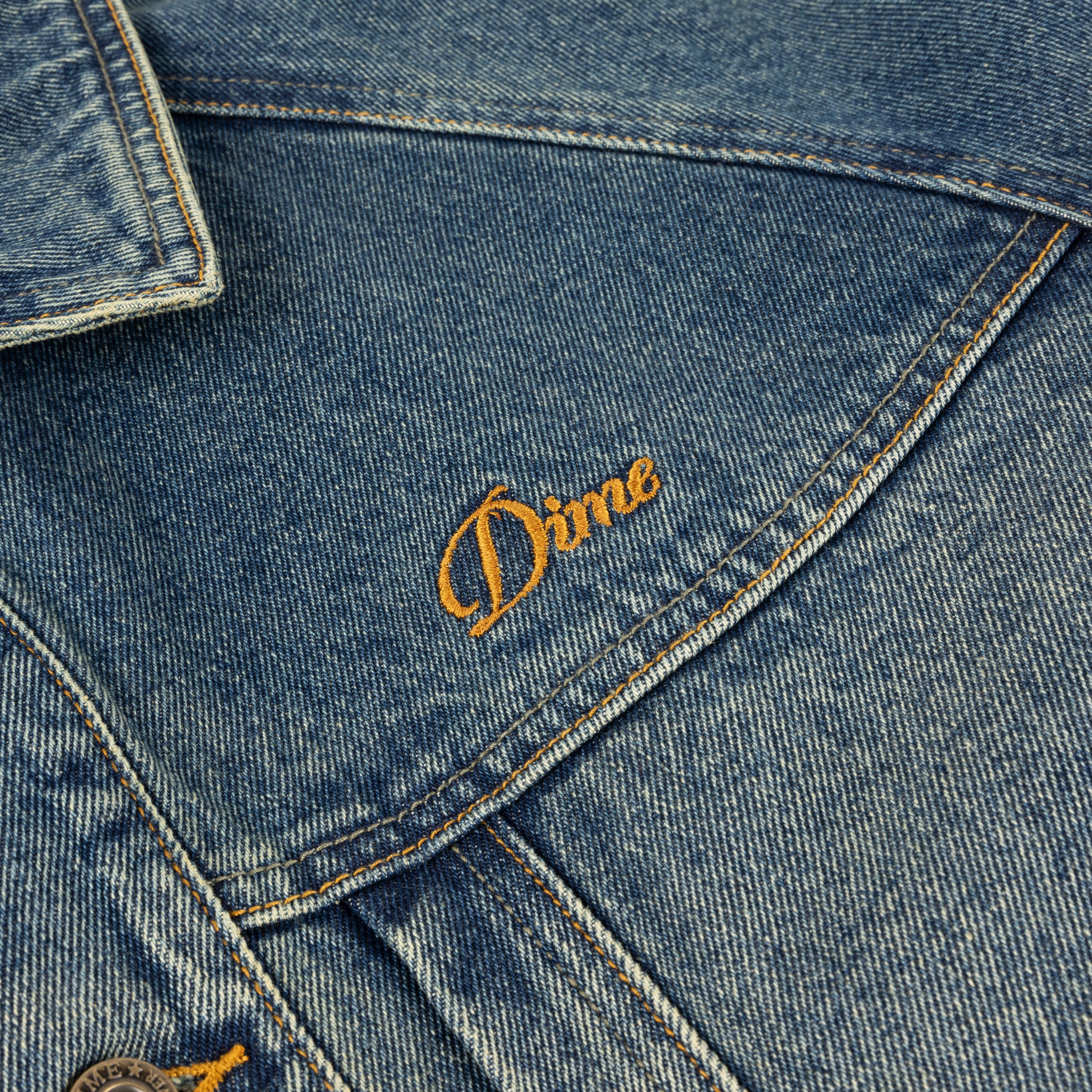 Dime MTL | Denim Jacket Dipped Indigo 0
