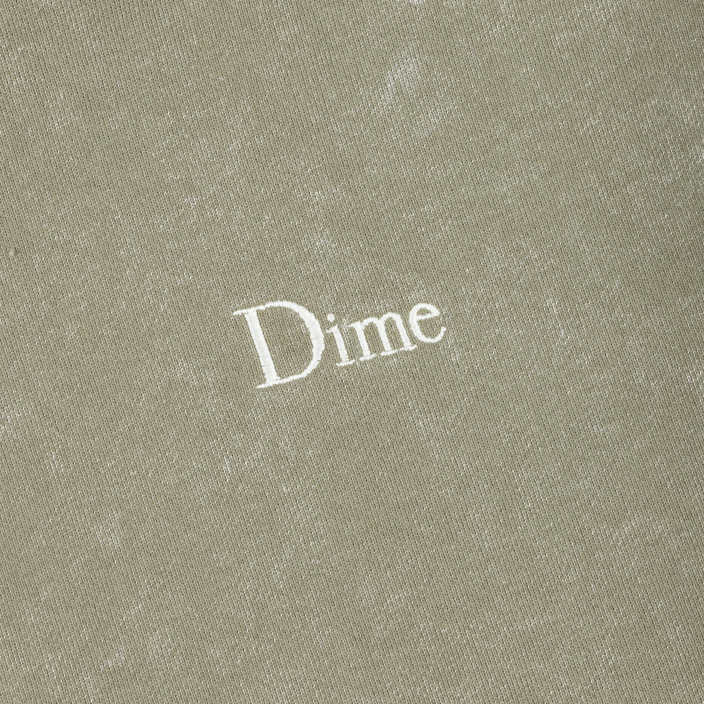 Dime MTL | French Terry Hoodie Faded Cement - detail