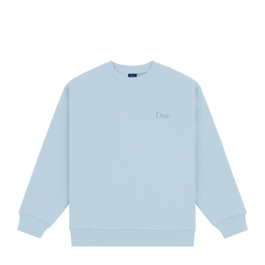 Dime MTL | Small Logo Crew Baby Blue