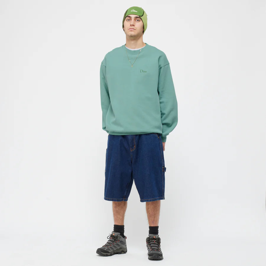 Dime MTL | Small Logo Crew Seaweed