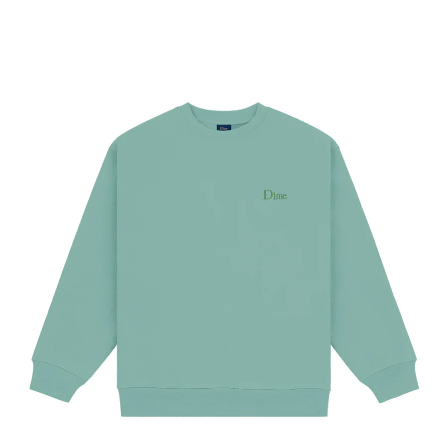 Dime MTL | Small Logo Crew Seaweed