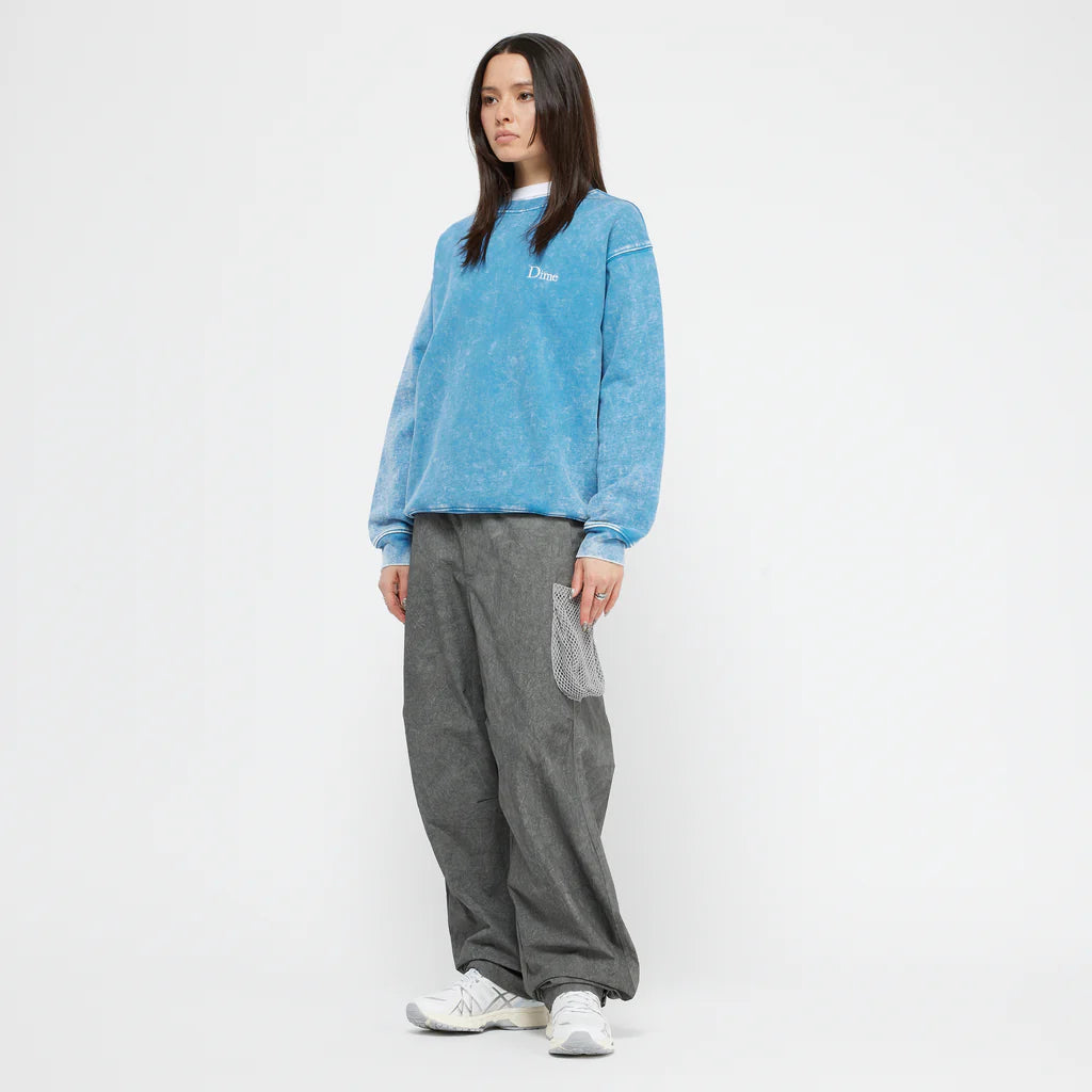 Dime MTL | French Terry Crewneck Faded Sky - model