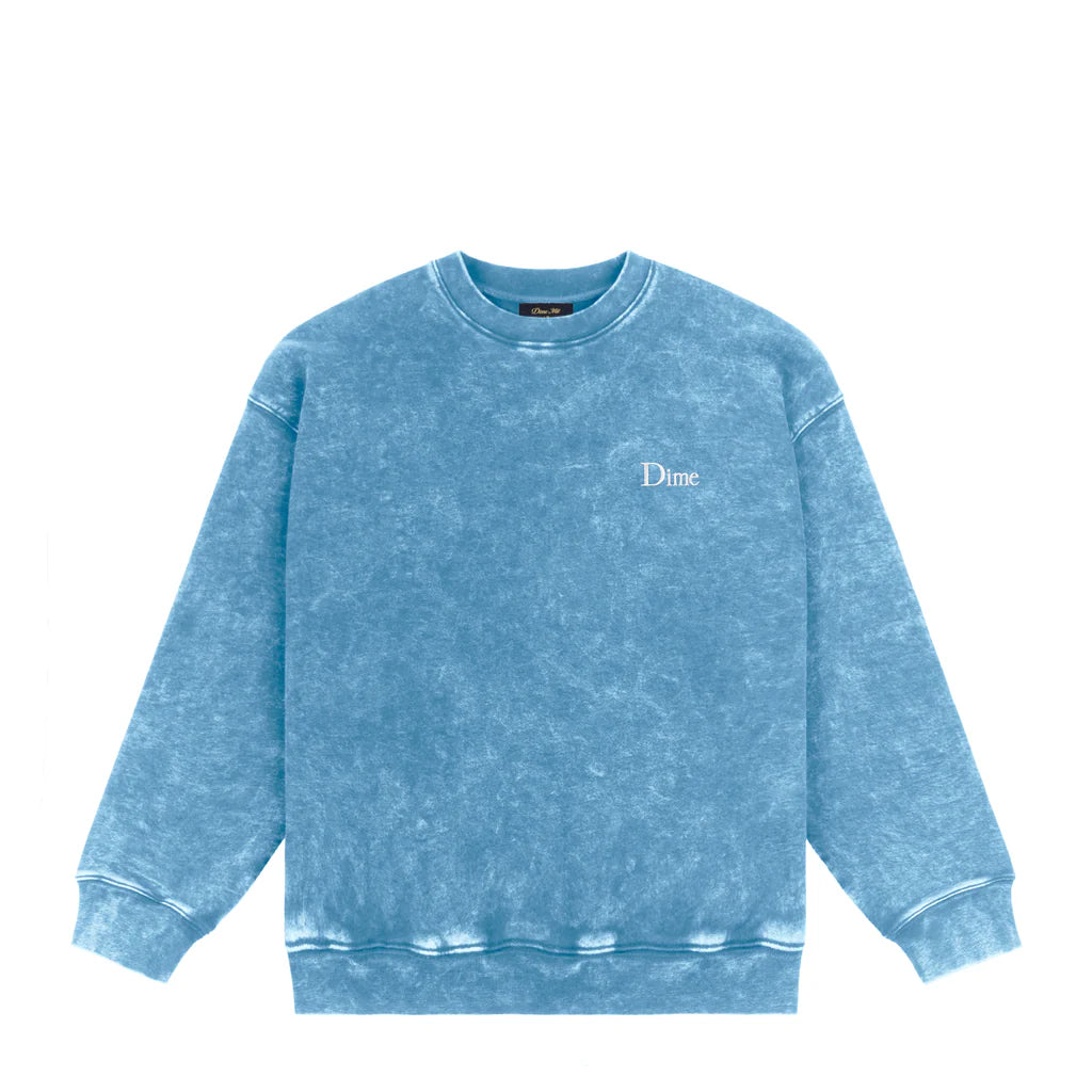 Dime MTL | French Terry Crewneck Faded Sky - front