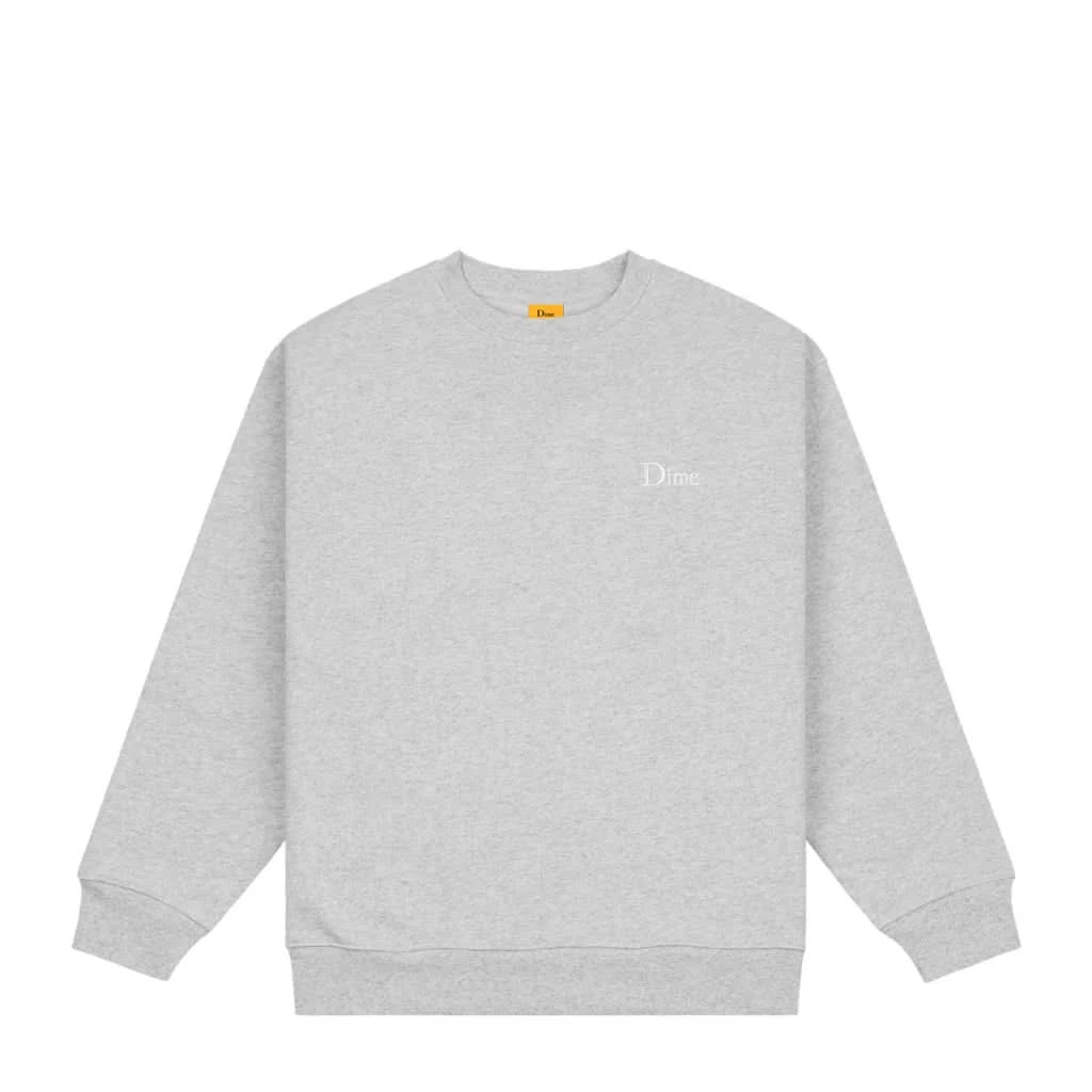 Dime MTL | Small Logo Crew Grey