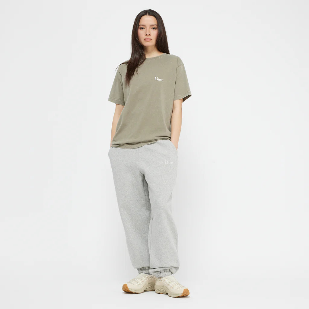 Dime MTL | Small Logo tee Faded Cement - model