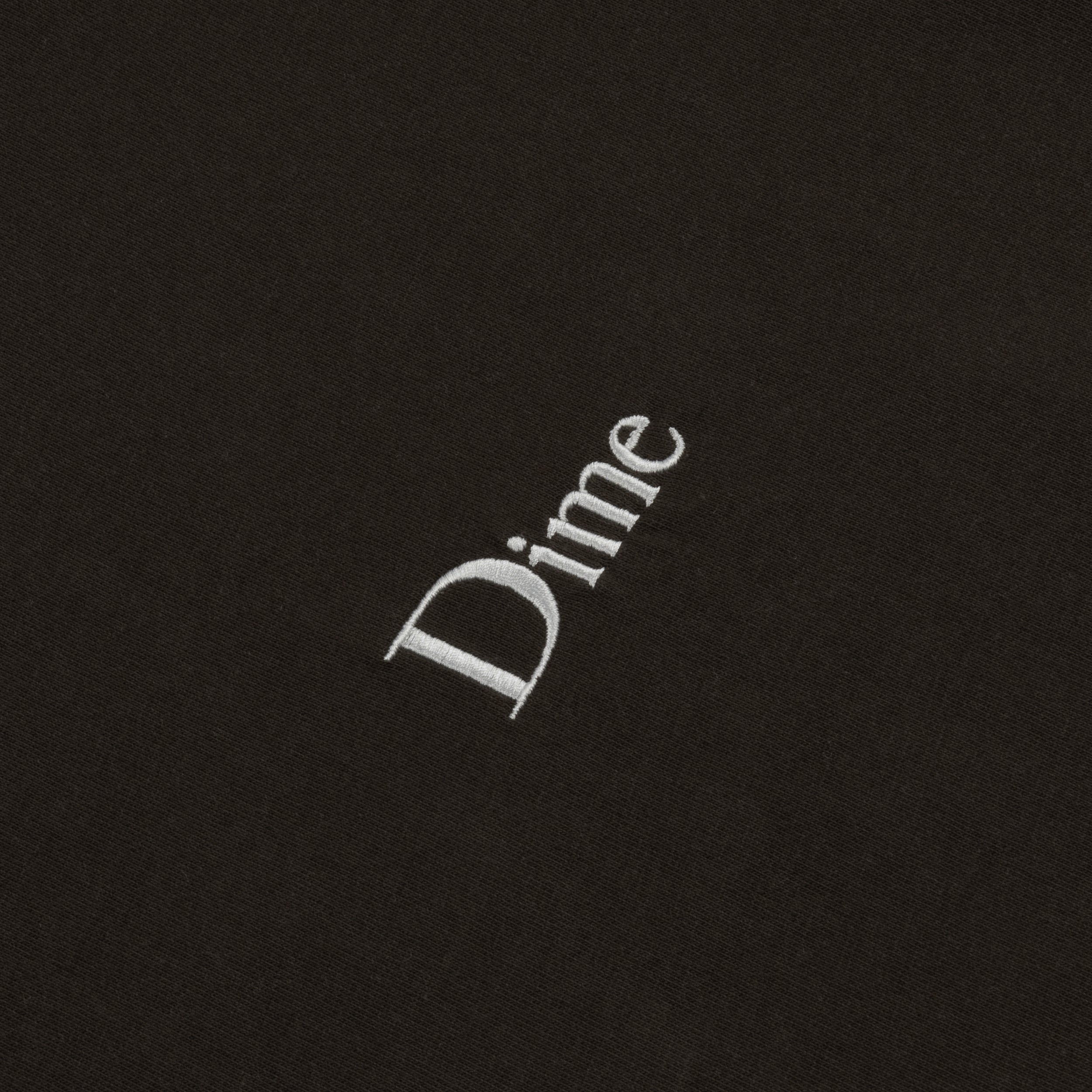 Dime MTL | Small Logo Tee Vintage Black 1