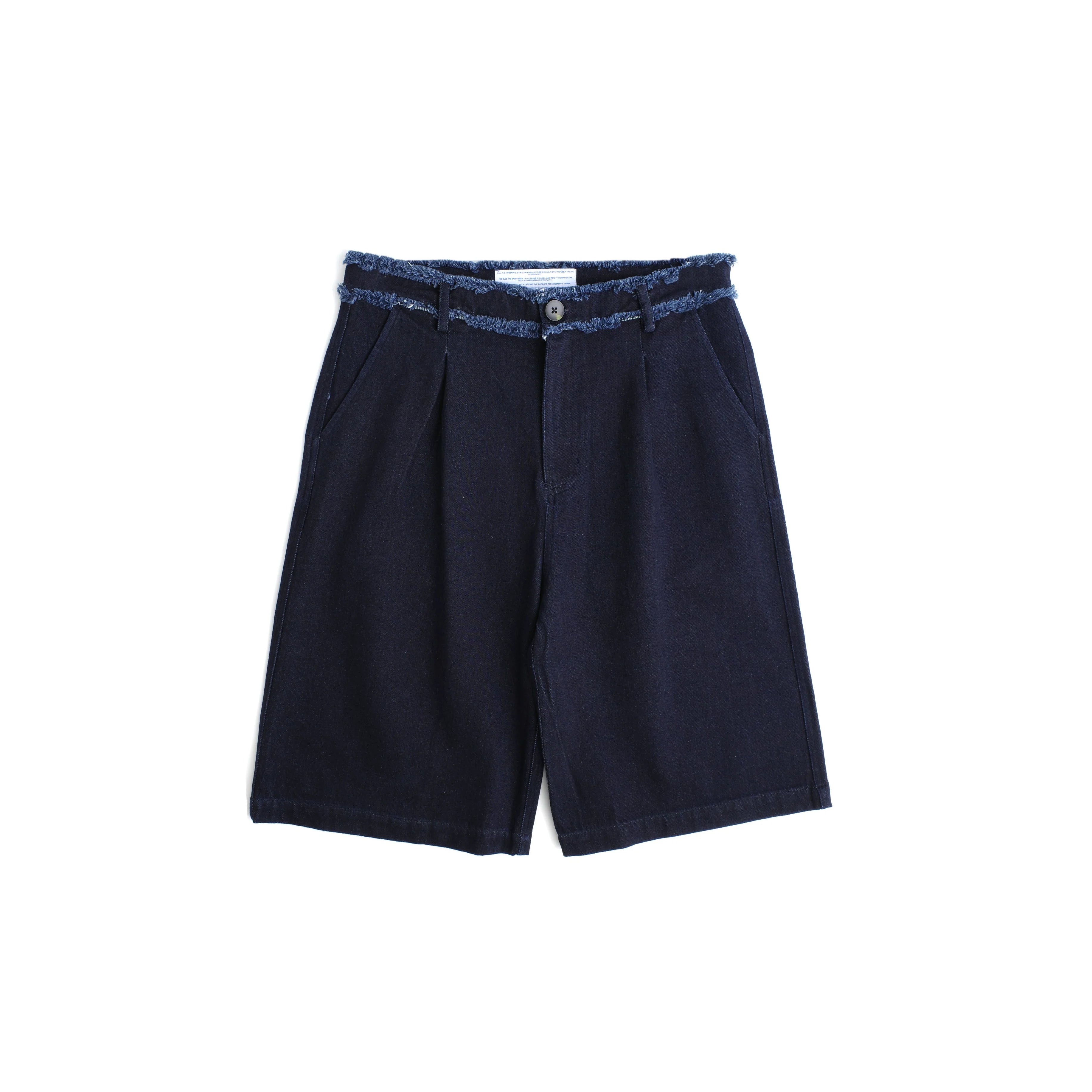 Jungles Jungles | Frayed Denim Shorts front