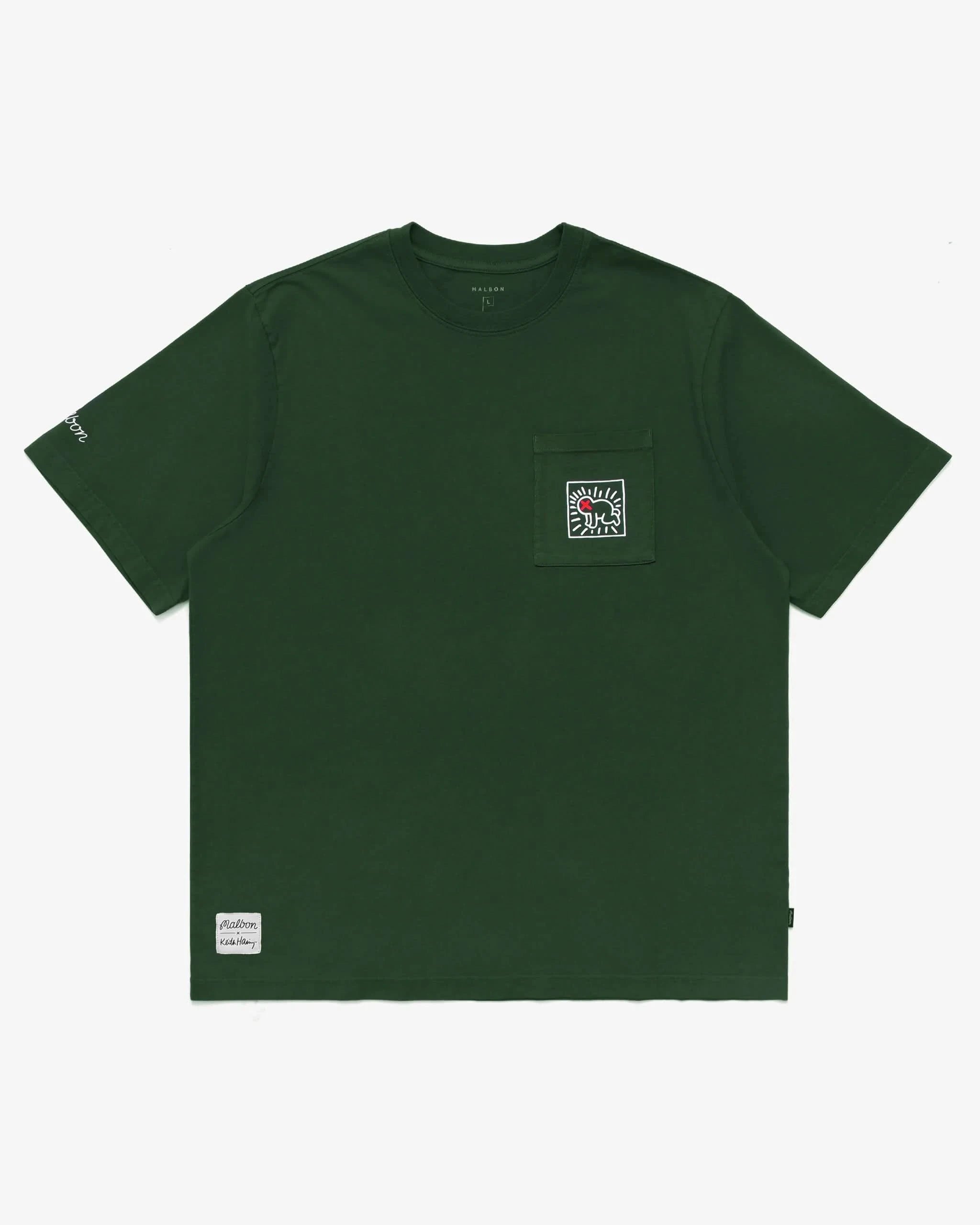 Malbon Golf  x Keith Haring | Pocket Tee