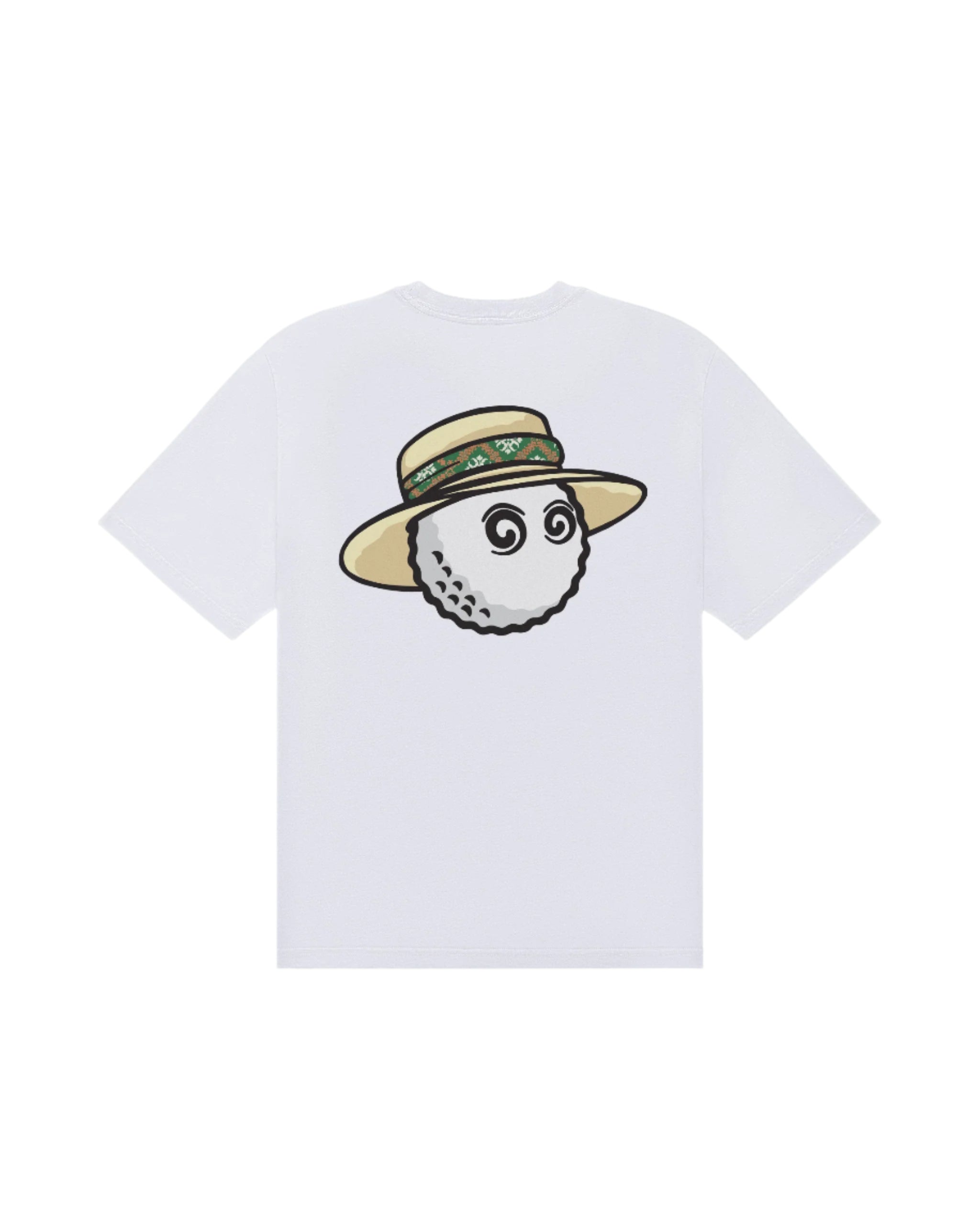 Malbon Golf | Vacation Club Tee White