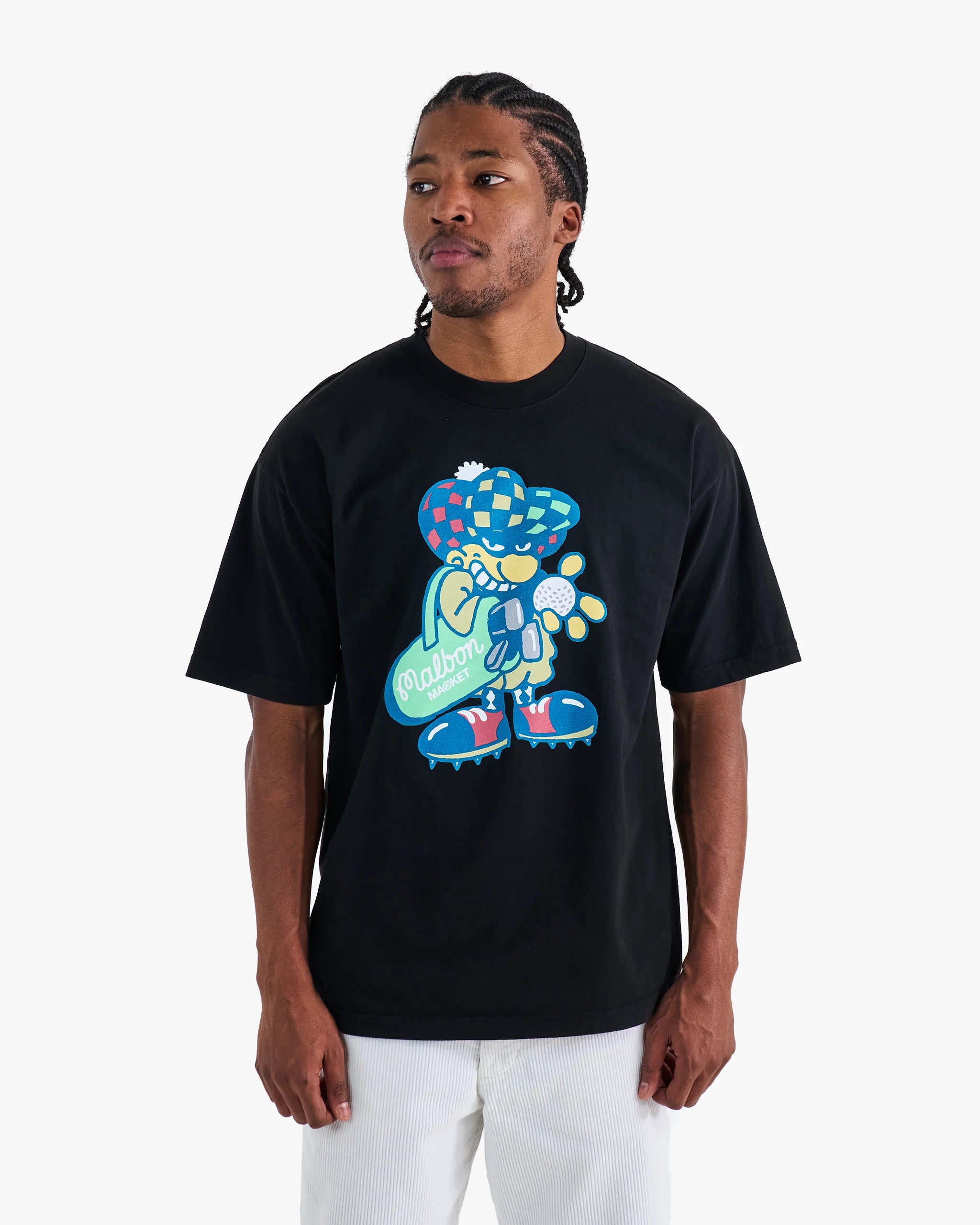 Malbon Golf x Market | Not Guilty Tee Model