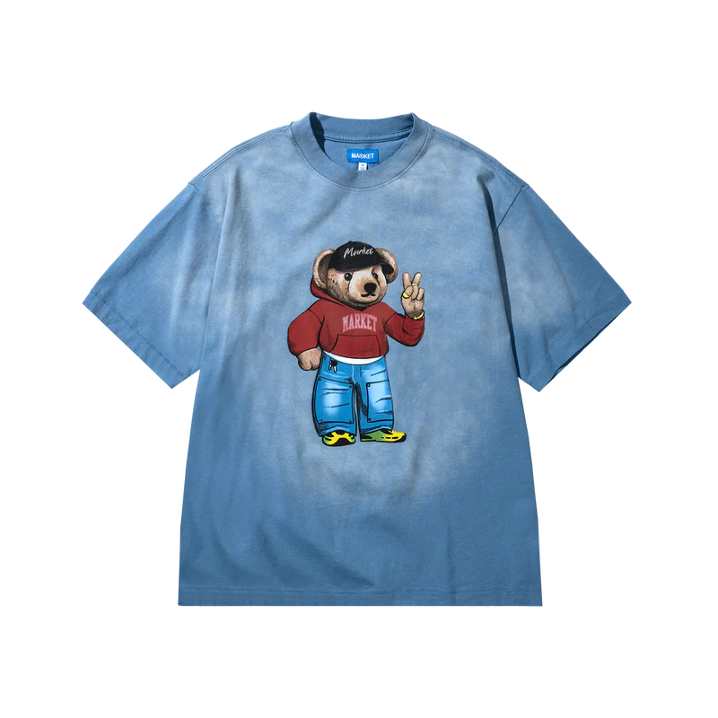 Market | Fit Check Bear T-shirt Blue