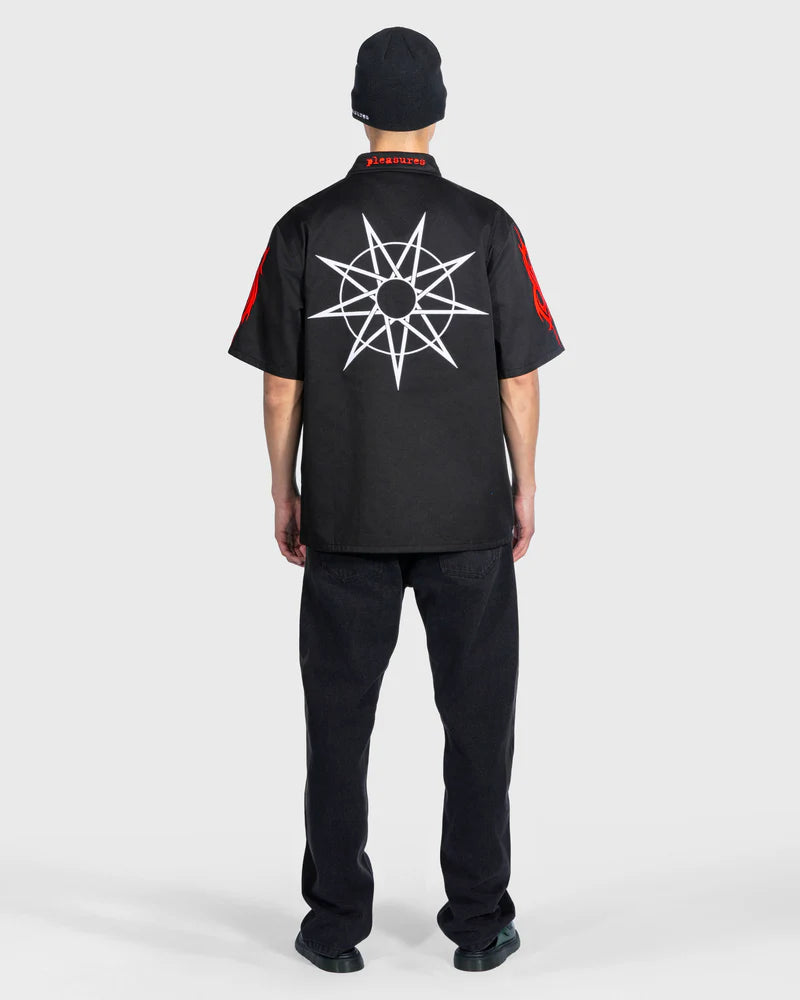 Pleasures x Slipknot | Bleed Work Shirt Back