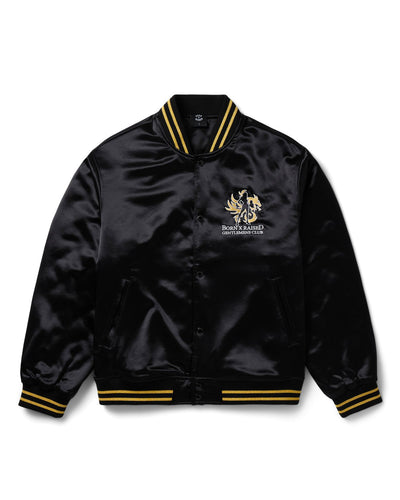 Born X Raised Gentlemens Club Souvenir Jacket – Black