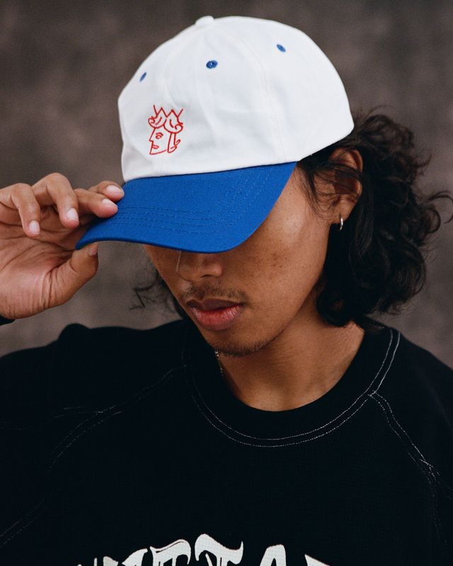 Victoria HK 2 Tone QH Logo Cap – White