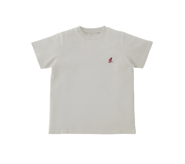 Gramicci Kids One Point Tee – Dusty Sand Organic Cotton T-Shirt - Gallery Streetwear