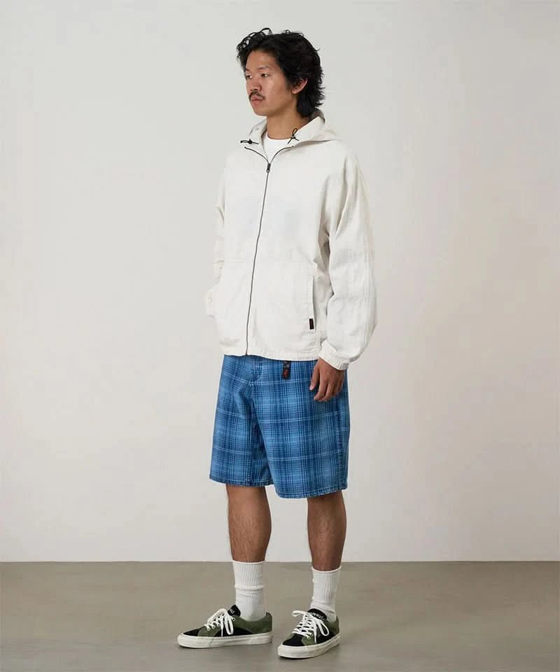 Gramicci Lagoon Short Denim Plaid - Indigo - Gallery Streetwear