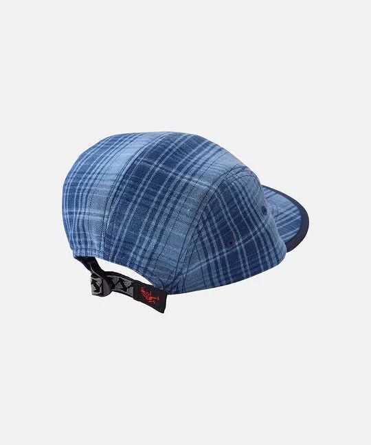 Gramicci Long Bill Cap - Indigo Checkered Plaid - Gallery Streetwear