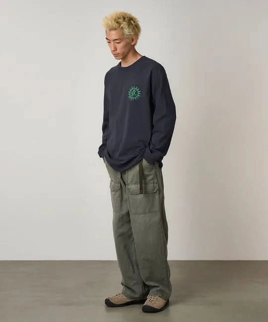 Gramicci Sun L/S Tee - Navy - Gallery Streetwear