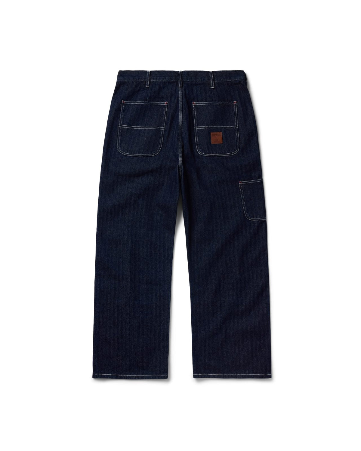 Born X Raised Herringbone Denim Work Pants – Dark Indigo