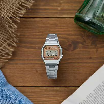 Casio Vintage Digital Watch A158WEA‑9 - Silver tech watch now at Gallery Streetwear