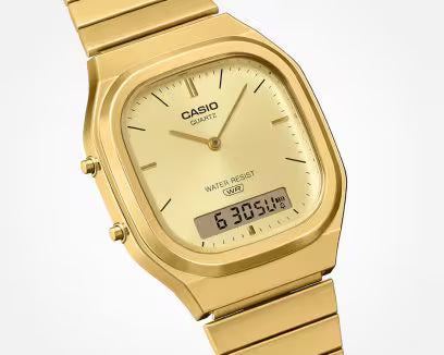 Casio AQ-240EG-9A Watch - Gold