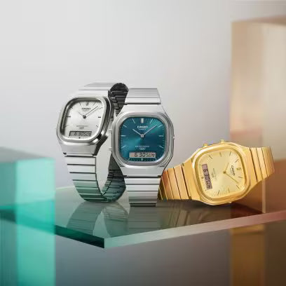 Casio AQ-240EG-9A Watch - Gold