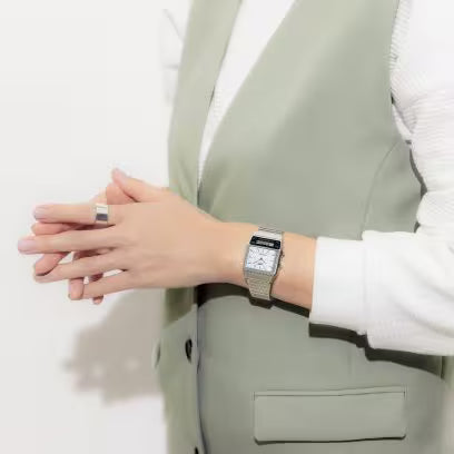 Casio AQ-800E-7A2 Watch – Silver/White
