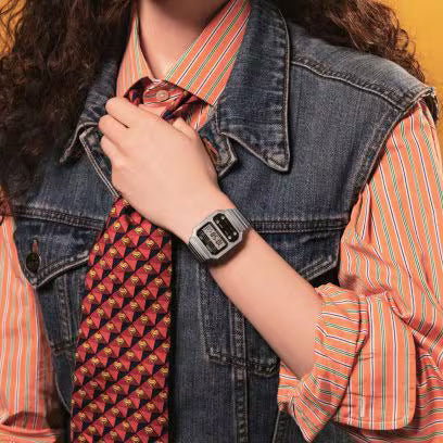 Casio A100WE-1A Watch Silver — View 5 | Gallery Streetwear Kelowna