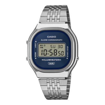 Casio Vintage A140WE-2A – Cadran soleillé Bleu marine