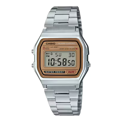 Casio Vintage Digital Watch A158WEA‑9 - Silver now available at Gallery Streetwear Canada, Kelowna's best place to find Casio watches