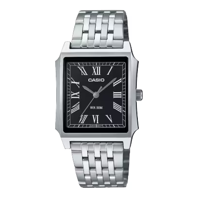Casio MTP-B190-1BV Silver Black Watch