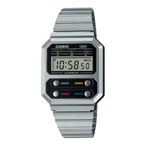 Casio A100WE-1A Watch Silver | Gallery Streetwear Kelowna