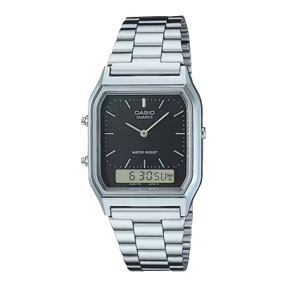 Casio AQ-230A-1DMQ Silver / Black Watch